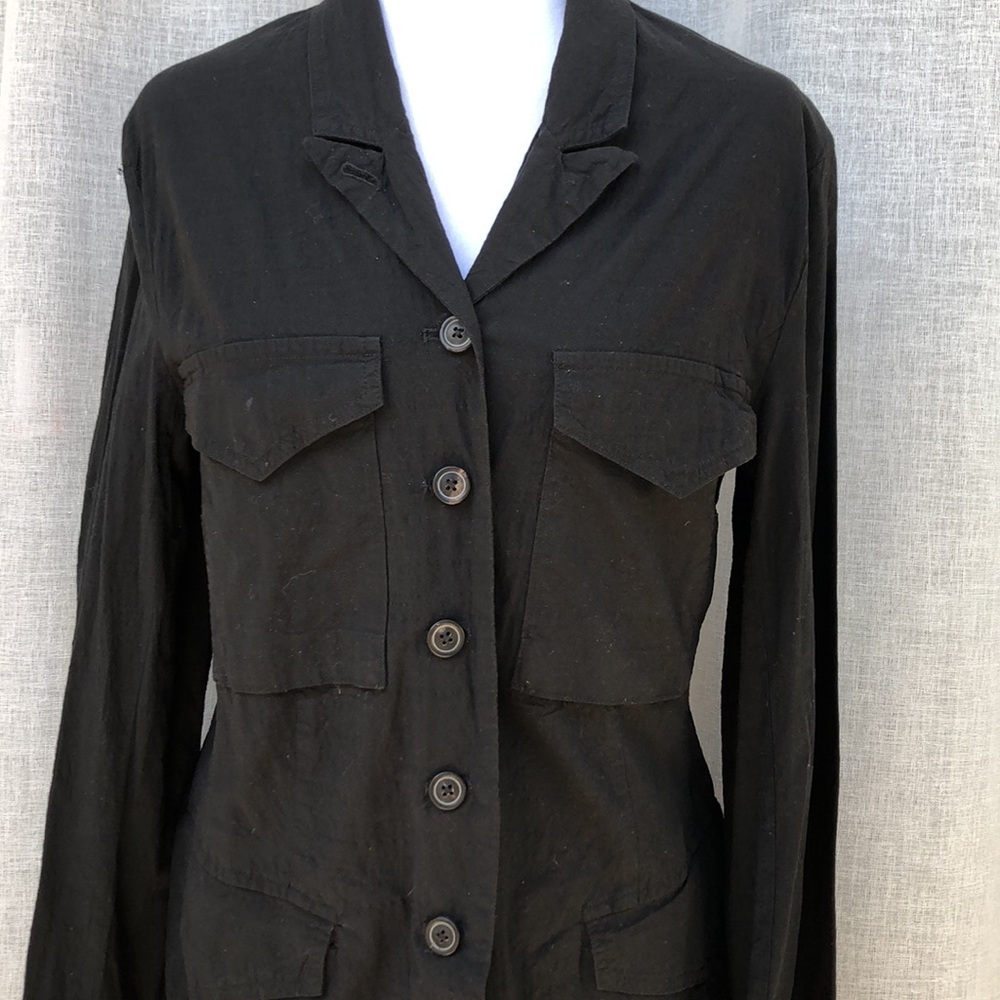 Rundholz Black Button Down Collared Long Sleeve S… - image 2